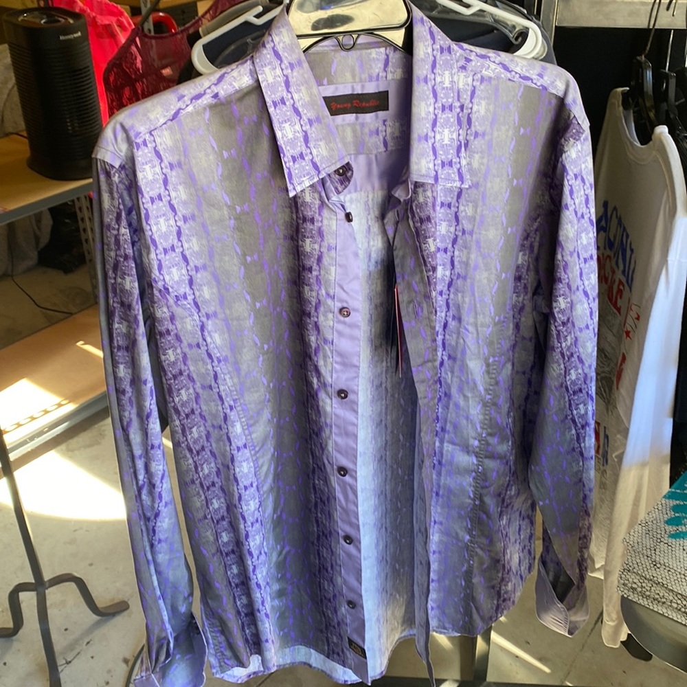 NWT Long sleeve silky dress shirt